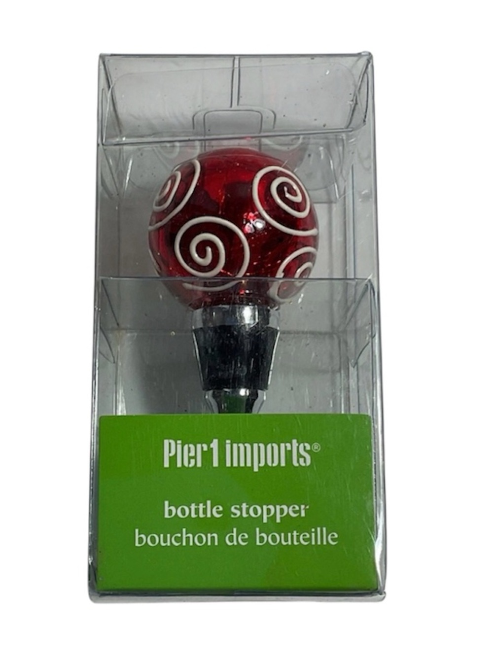 🎈5/$25 Pier 1 Imports Holiday Wine Bottle Stopper